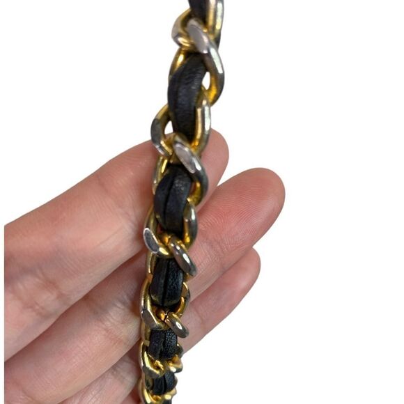 GIANI Bernini Vintage Leather Chain Bag - Picture 2 of 15